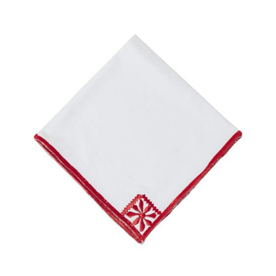 Medina Ruby Embroidered Napkin (Set of 6)