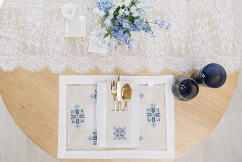 Aegean Blue Harmony Placemat (Set of 6)