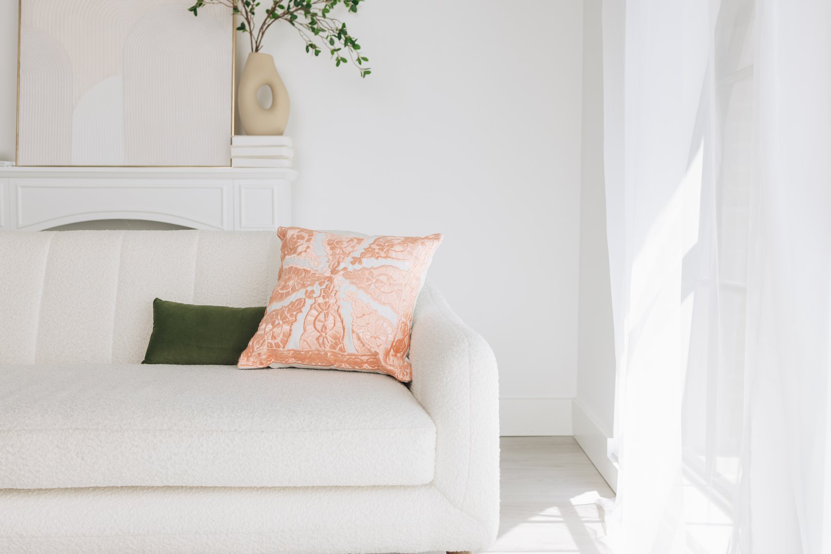 Peach Radiance Pillow Covers