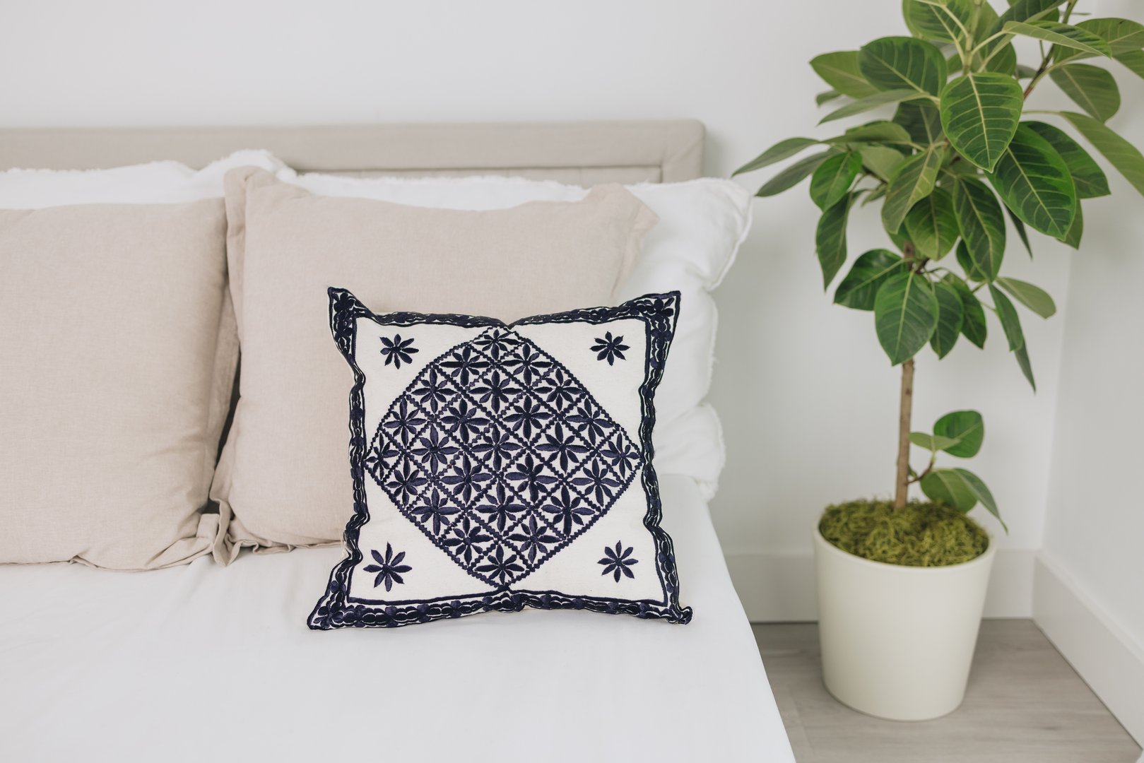 Midnight Bloom Pillow Covers
