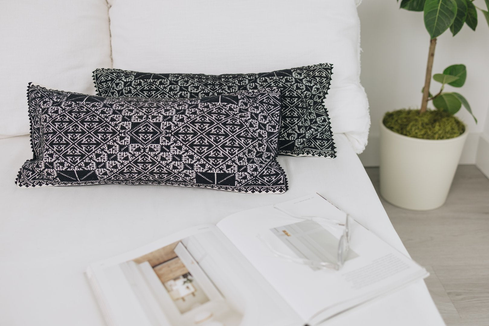 Zellige Lumbar Pillow Covers