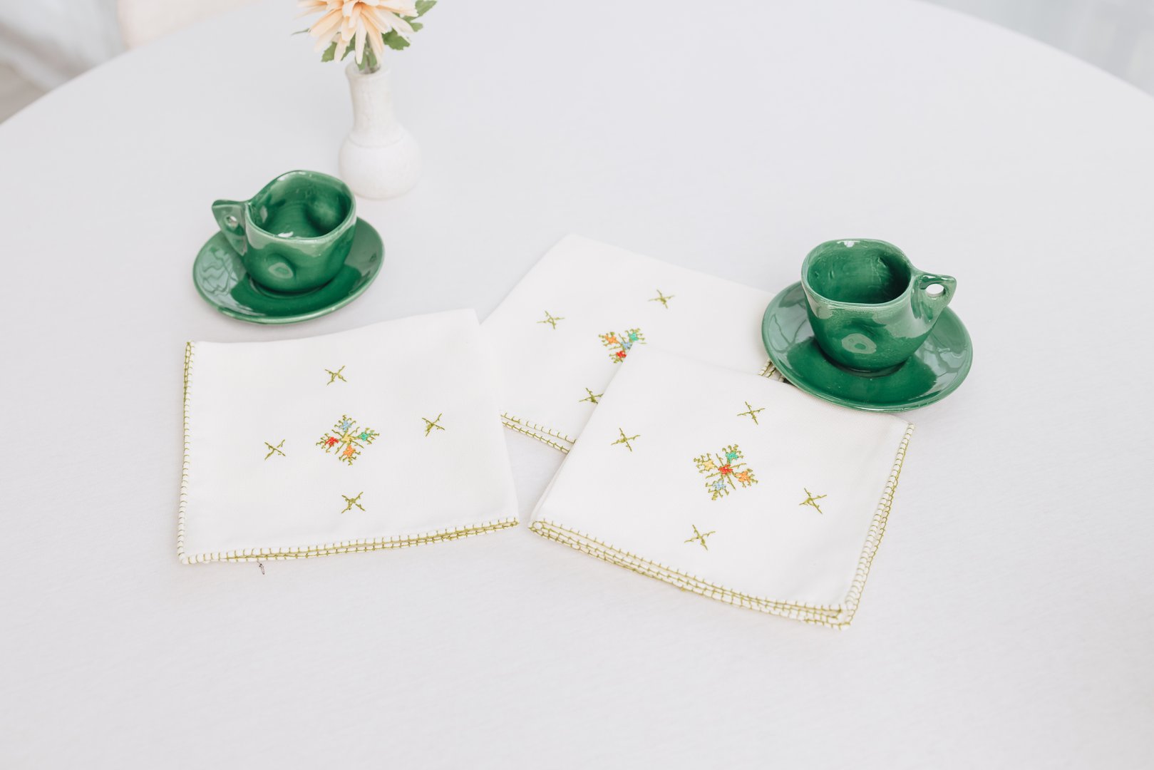 Fez Heritage Stitch Embroidered Napkin (Set of 6)