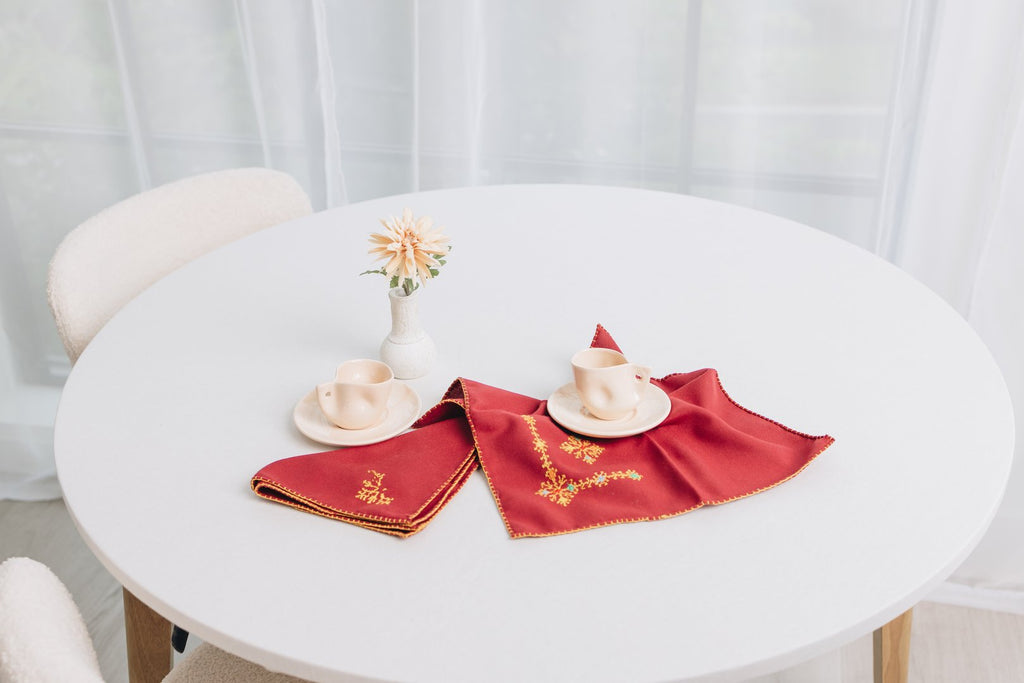 Atlas Spice Embroidered Napkin (Set of 6)