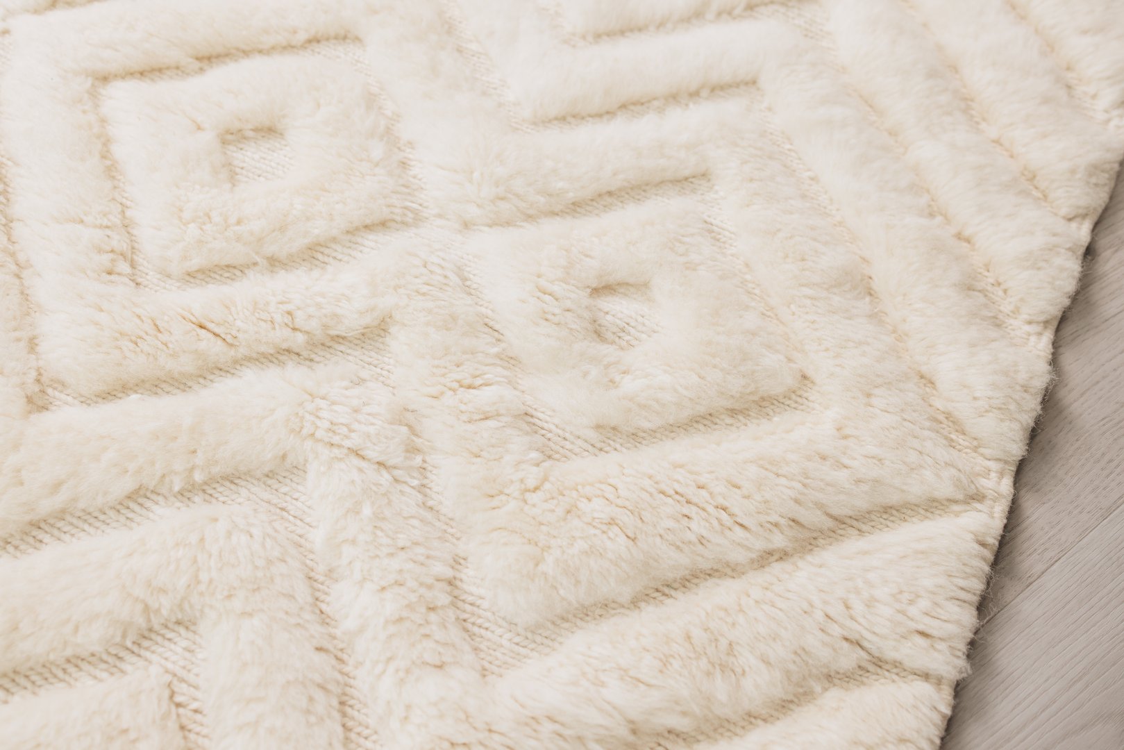 Atlas Ivory Beni Ourain Rug