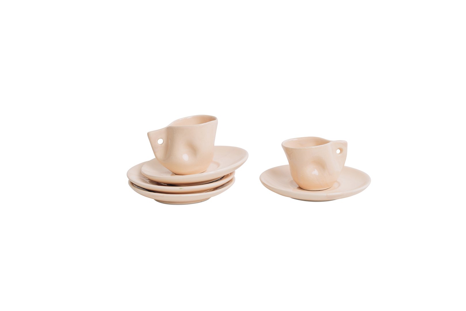 Muse Collection - Espresso Cup & Saucer (Set of 4)