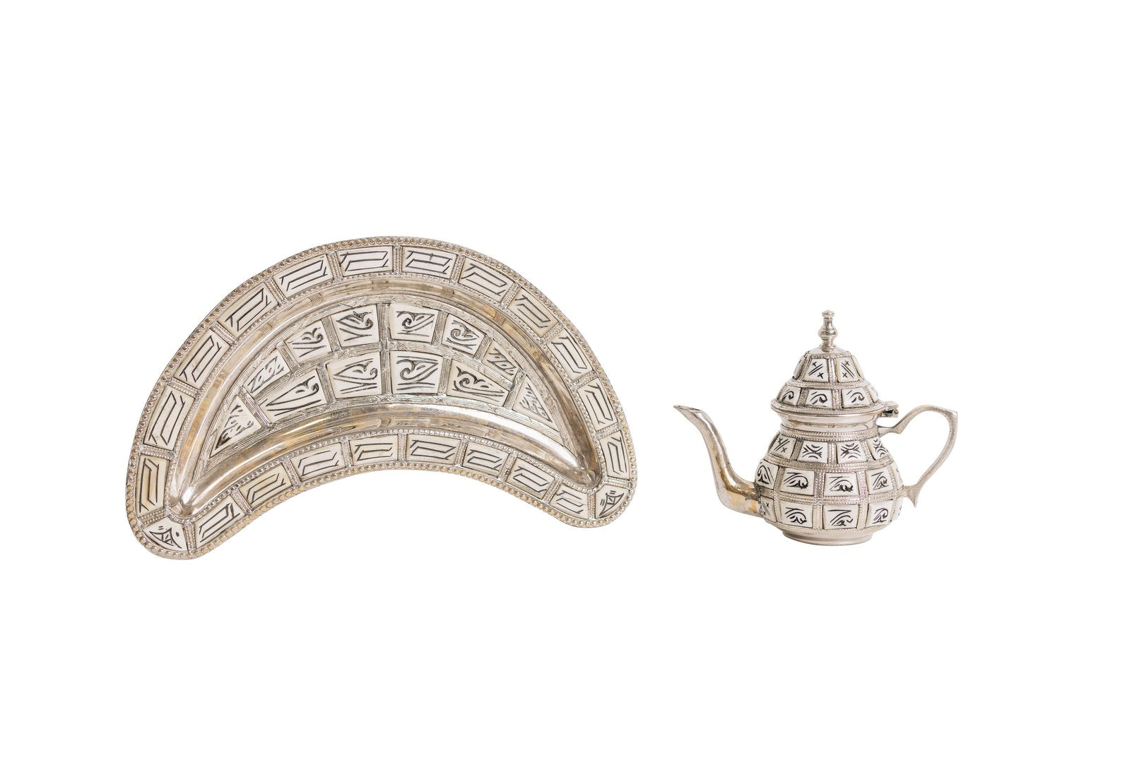 Zahira Bone-Inlay Tea Set — Limited Edition